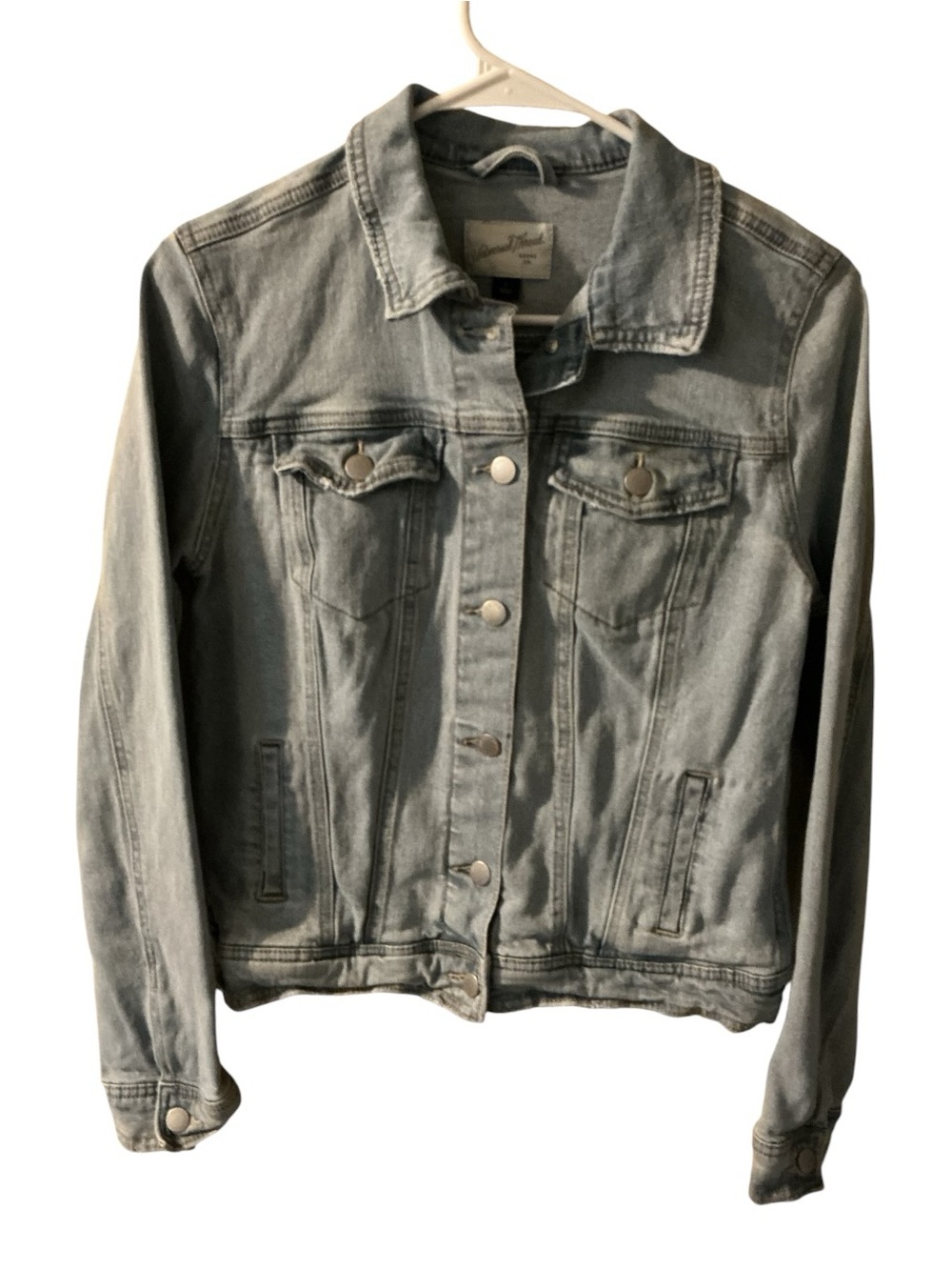 Universal Thread Light Grey-Blue Denim Jacket